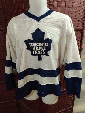 Vintage CCM 90s Toronto Maple Leafs Jersey Mesh Stitched Large NHL Hockey